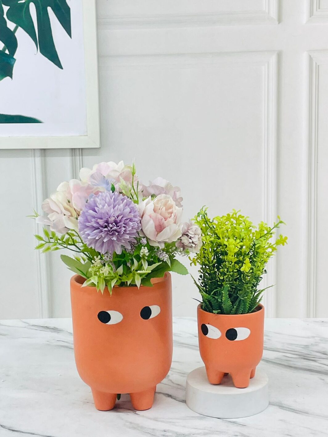 Ceramic Little Leggy Planter Set