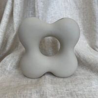 Ceramic Four Petal Shape Flower Vase - Image 2