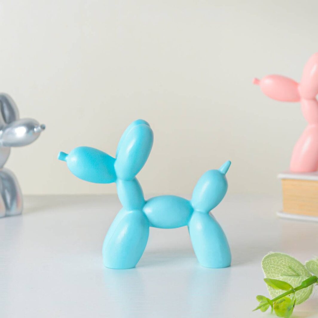 Balloon Dog Mini Resin Statue Figurine - Image 3
