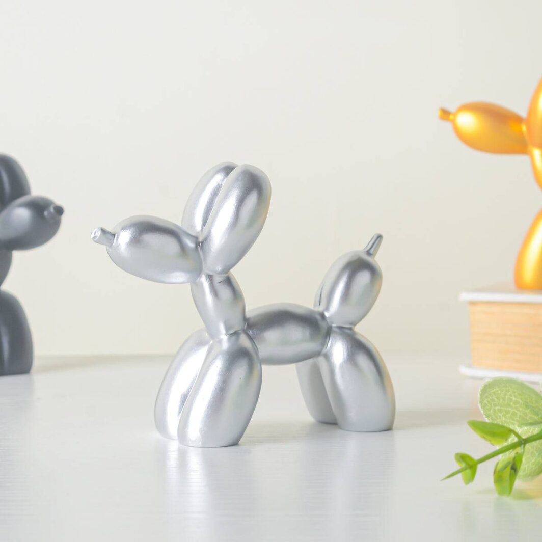 Balloon Dog Mini Resin Statue Figurine - Image 4