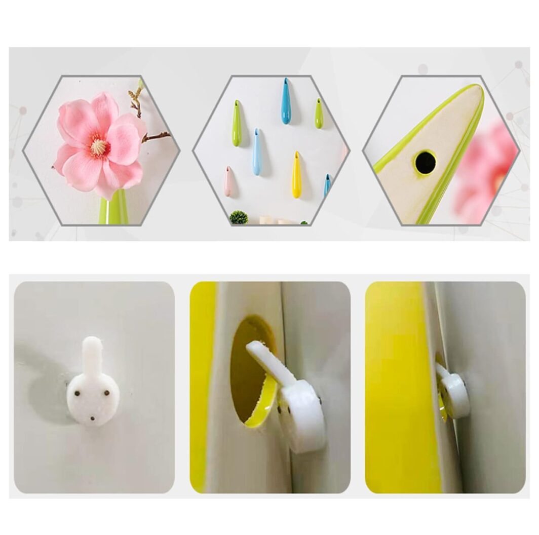 Teardrop Shaped Small Ceramic Hanging Pots - Image 3